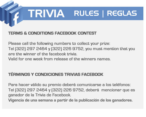 Facebook Trivia: Rules | Reglas